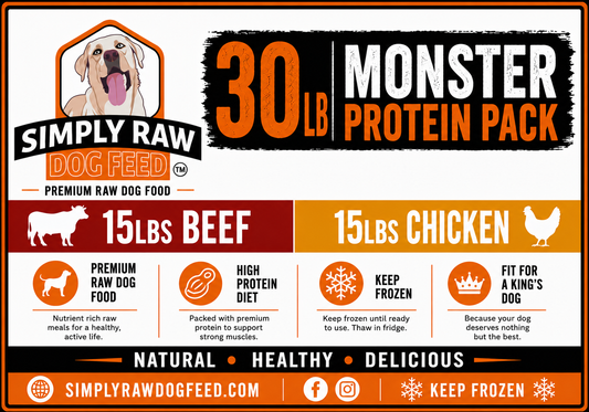 30LB Monster Protein Pack - Beef & Chicken