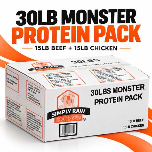 30LB Monster Protein Pack - Beef & Chicken