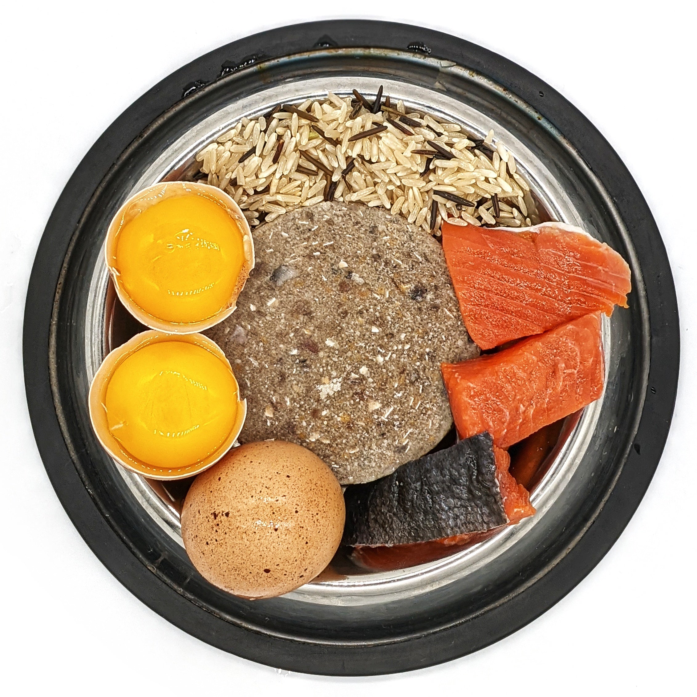 Salmon, Egg & Brown Rice – Simply Raw Alberta